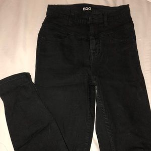 Urban Outfitters High Waisted Black Skinny Jean